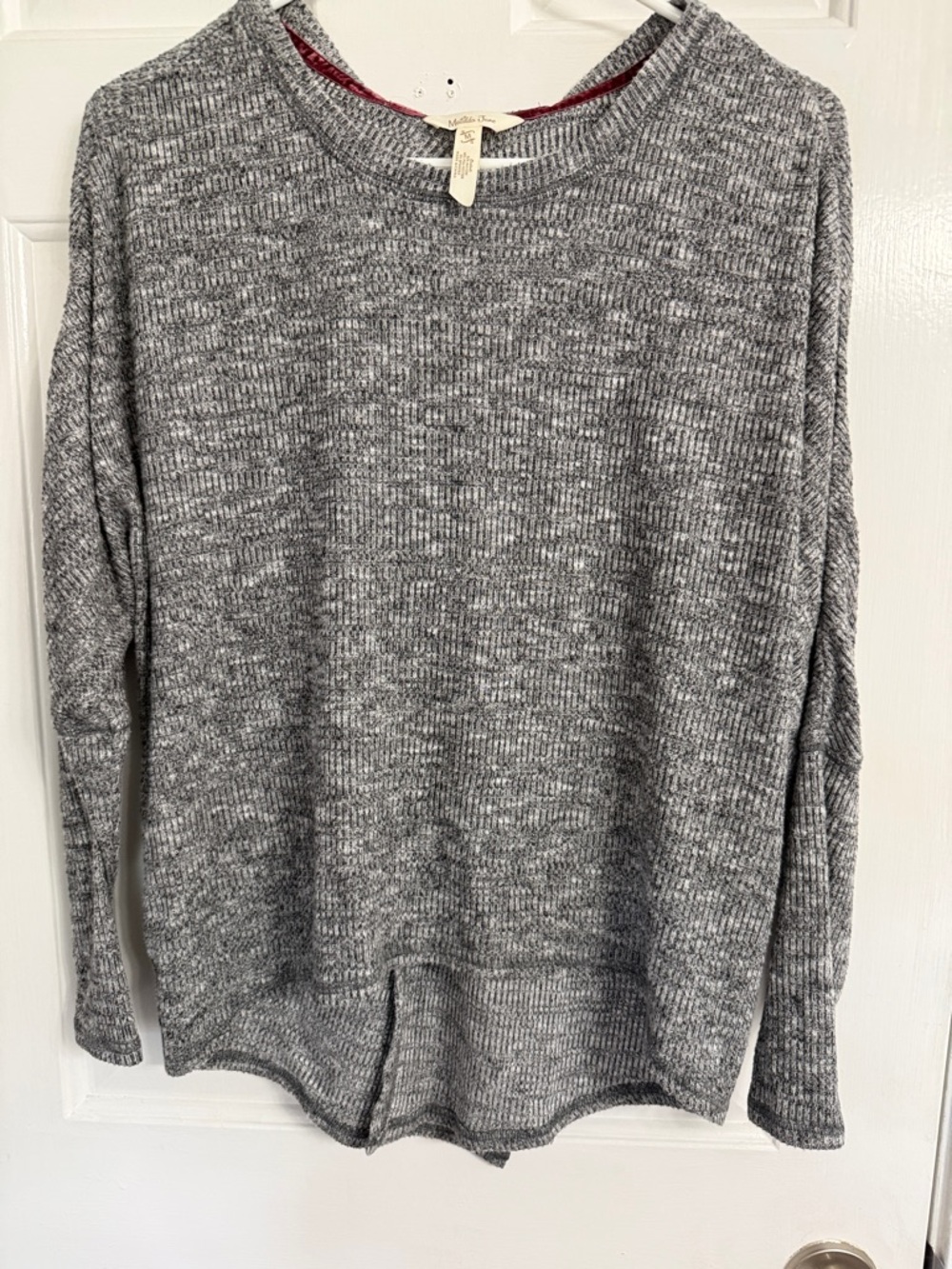 Matilda Jane Gray Heather Crewneck Sweater
